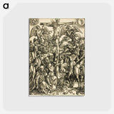 アートポストカード-The Crucifixion - アルブレヒト デューラー Postcard.