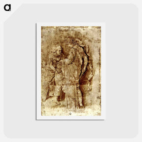 アートポストカード-Judith with the Head of Holofernes - アンドレア マンテーニャ Postcard.