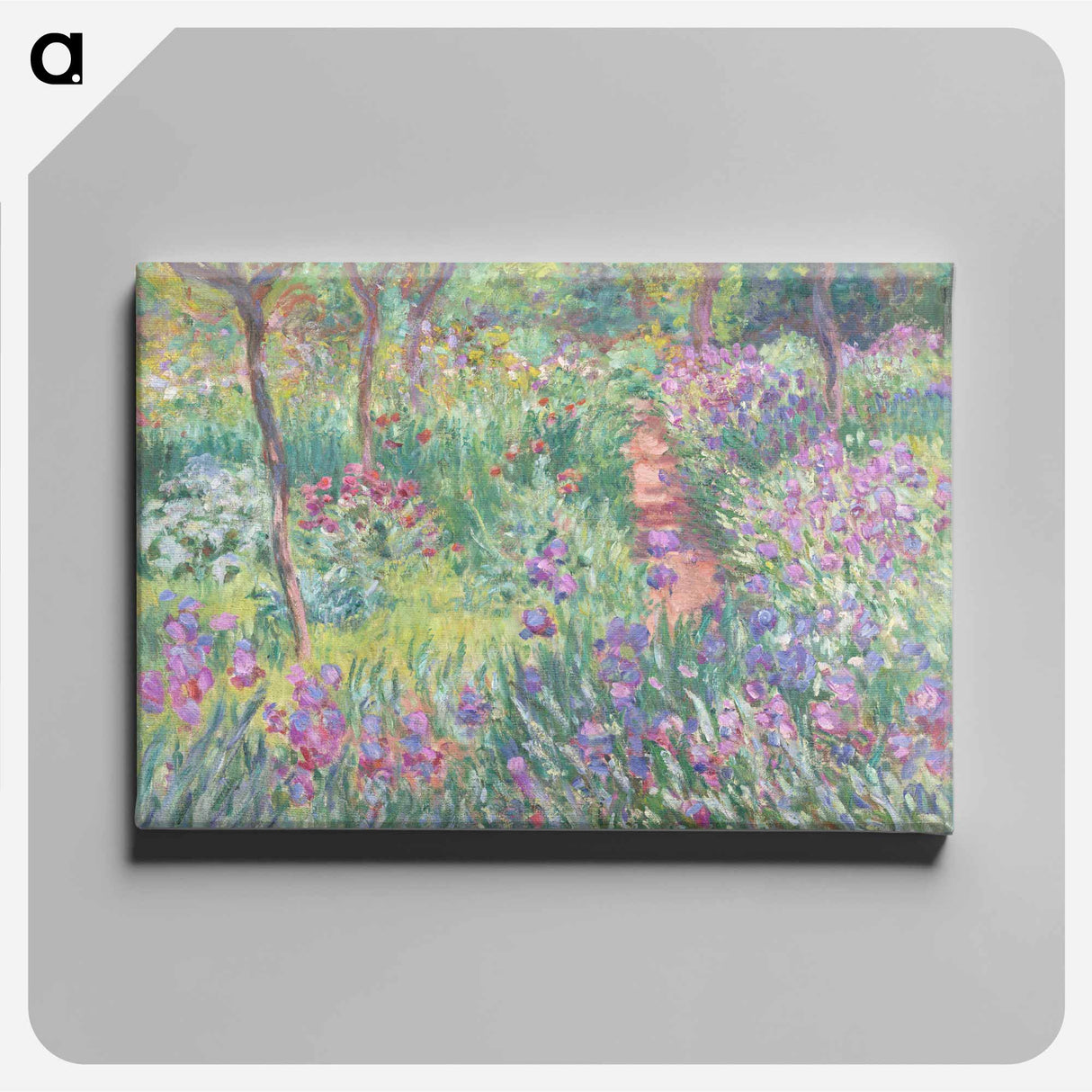 The Artist’s Garden in Giverny - クロード モネ Canvas.