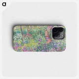 The Artist's Garden in Giverny - Claude Monet Phone Case.