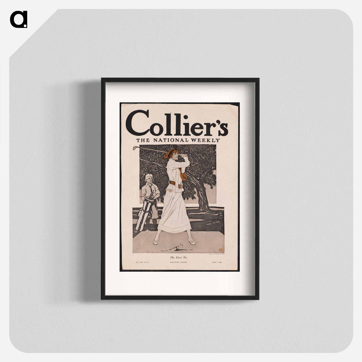 The first tee - Edward Penfield Poster.