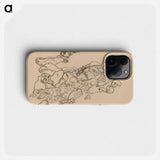 Mountain Stream - Egon Schiele Phone Case.