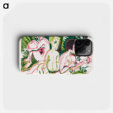 Nude Women with a Child in the Forest - エルンスト ルートヴィヒ キルヒナー Phone Case.