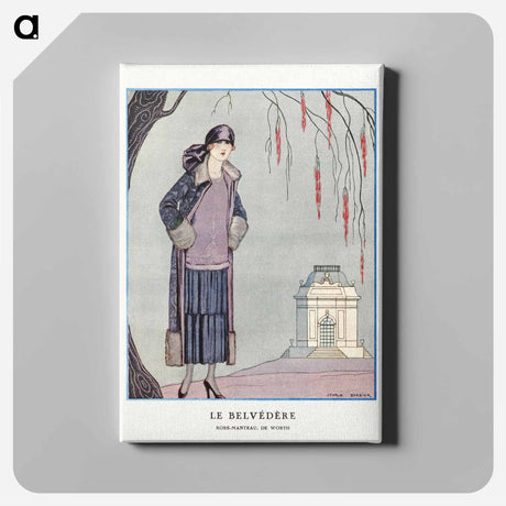 アートパネル-Le Belvédère - ジョージ バービエ Canvas.