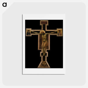 アートポストカード-The Crucifixion - ジョット ディ ボンドーネ Postcard.
