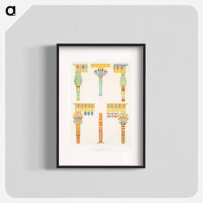アートポスター-Wooden Balusters
 - エジプト美術史 Poster.