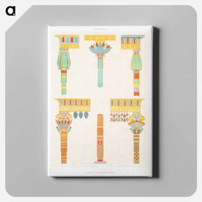 アートパネル-Wooden Balusters
 - エジプト美術史 Canvas.