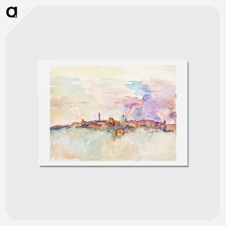 アートポストカード-Siena - ジョン シンガー サージェント Postcard.