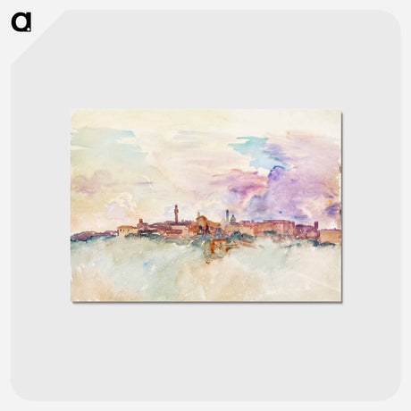 アートポストカード-Siena - ジョン シンガー サージェント Postcard.