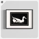 Swimming duck - ユリー デ フラーハ Poster.