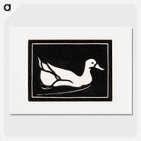 Swimming duck - ユリー デ フラーハ Poster.