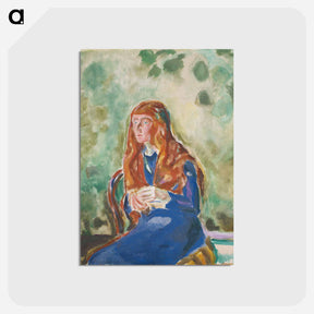 アートポストカード-Portrait of Kate Pearls
 - バーゼル美術館 Postcard.