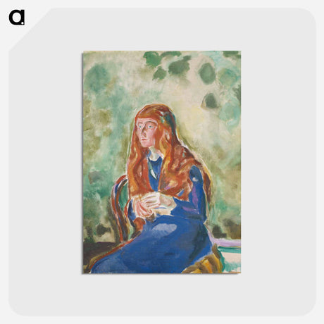 アートポストカード-Portrait of Kate Pearls
 - バーゼル美術館 Postcard.