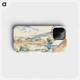 Montagne Sainte-Victoire - Paul Cezanne Phone Case.