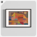 Heitere Gebirgslandschaft (Joyful Mountain Landscape)
 - パウル クレー Poster.