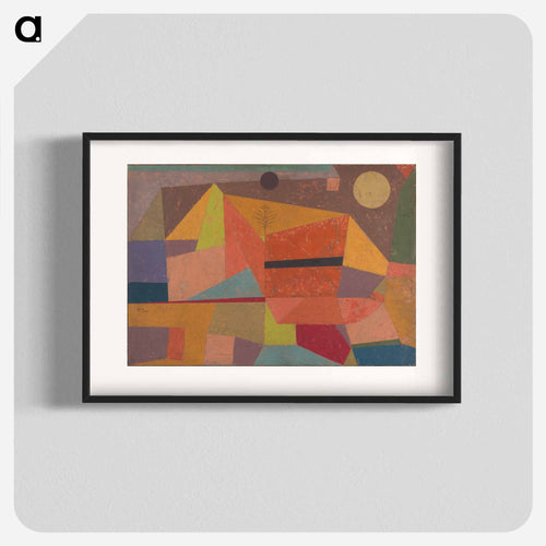 Heitere Gebirgslandschaft (Joyful Mountain Landscape)
 - パウル クレー Poster.
