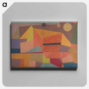 Heitere Gebirgslandschaft (Joyful Mountain Landscape)
 - パウル クレー Canvas.