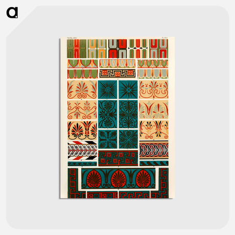 アートポストカード-Nineteenth-Century Ornament
 - 装飾の文法 Postcard.