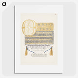 アートポスター-Damselflies from Mira Calligraphiae Monumenta
 - 書道のお手本 Poster.