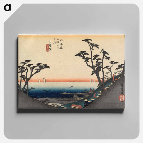 アートパネル-Shirasuga, Shiomi-zaka zu
 - 歌川 広重 Canvas.
