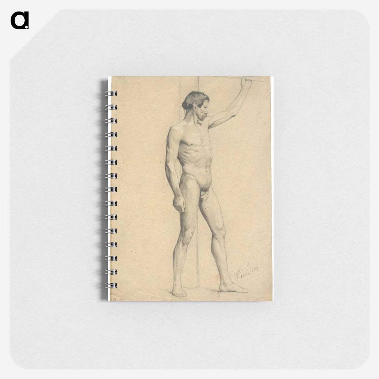 アートメモ帳-Male Academy Nude
 - ウィーン博物館 Memo.