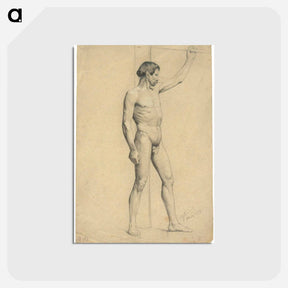 アートポストカード-Male Academy Nude
 - ウィーン博物館 Postcard.