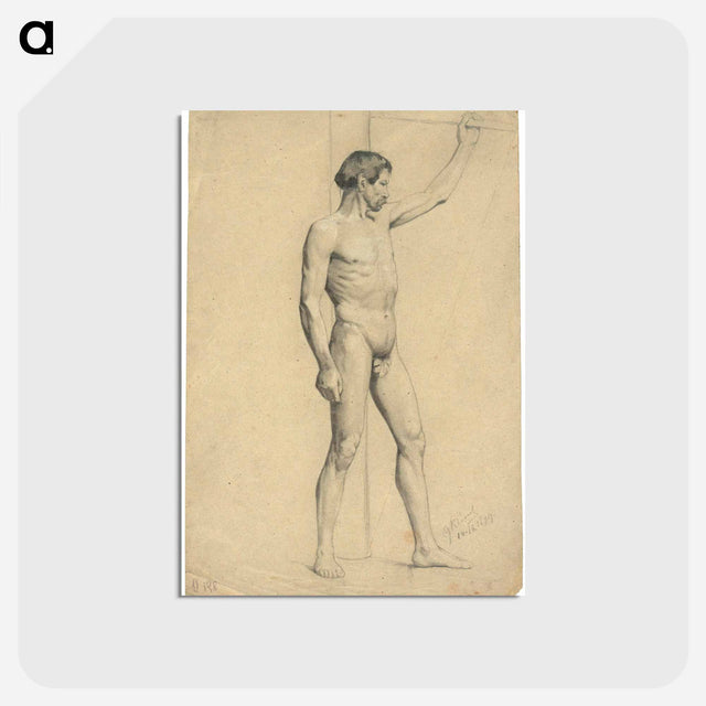 アートポストカード-Male Academy Nude
 - ウィーン博物館 Postcard.
