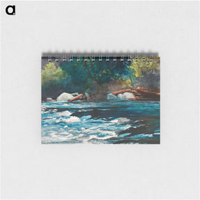 アートメモ帳-The Rapids, Hudson River, Adirondacks - ウィンスロー ホーマー Memo.