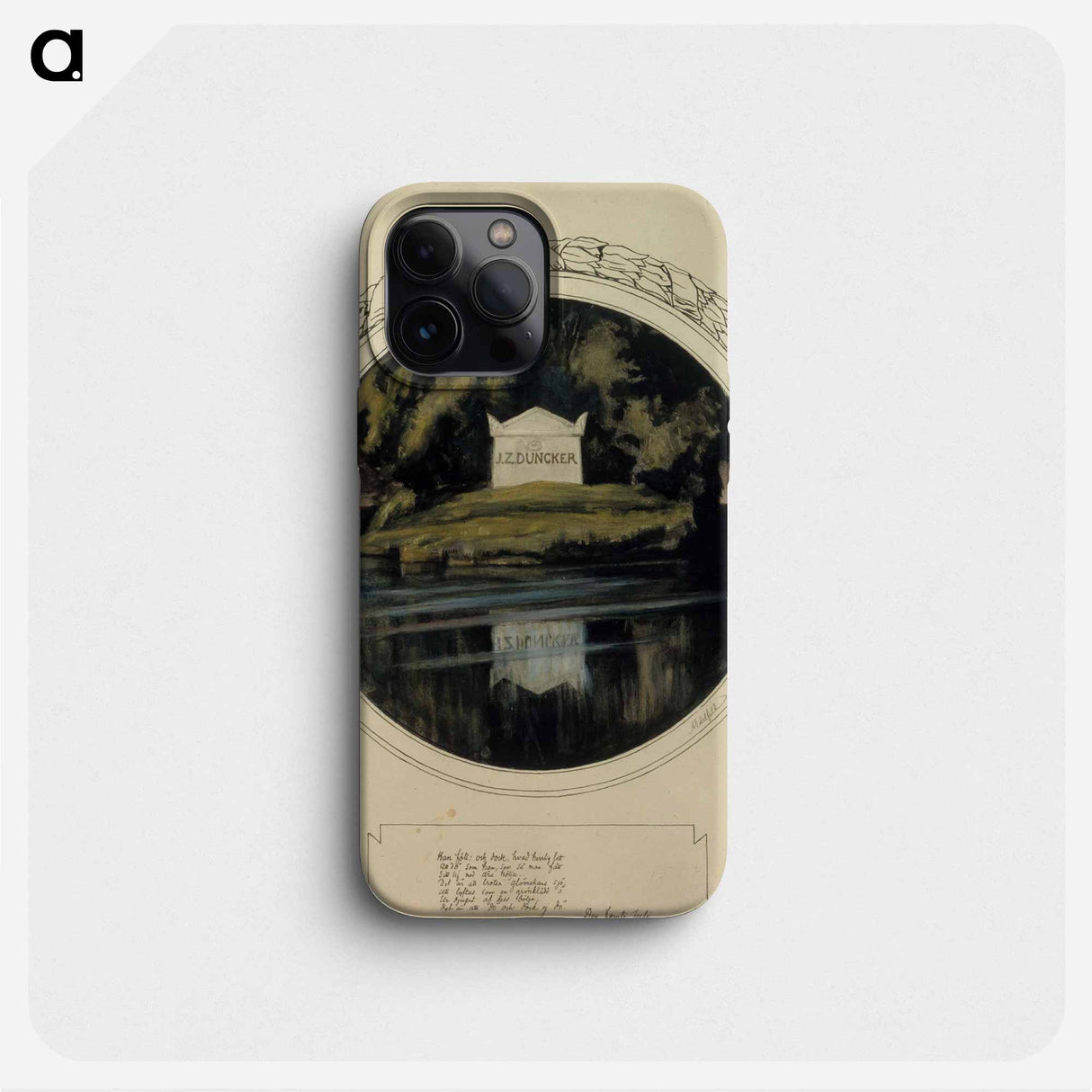 Heinäkuun viides päivä -runon loppuvinjetti - アルバート エーデルフェルト Phone Case.
