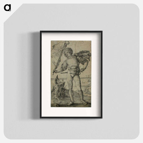 アートポスター-Standard-bearer - アルブレヒト デューラー Poster.