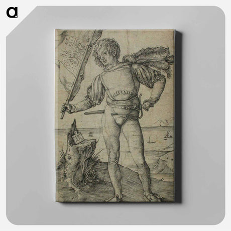 アートパネル-Standard-bearer - アルブレヒト デューラー Canvas.