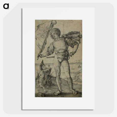 アートポスター-Standard-bearer - アルブレヒト デューラー Poster.