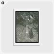 アートポストカード-Self-Portrait with camera, tripod and pistol - アルフレッド スティーグリッツ Postcard.