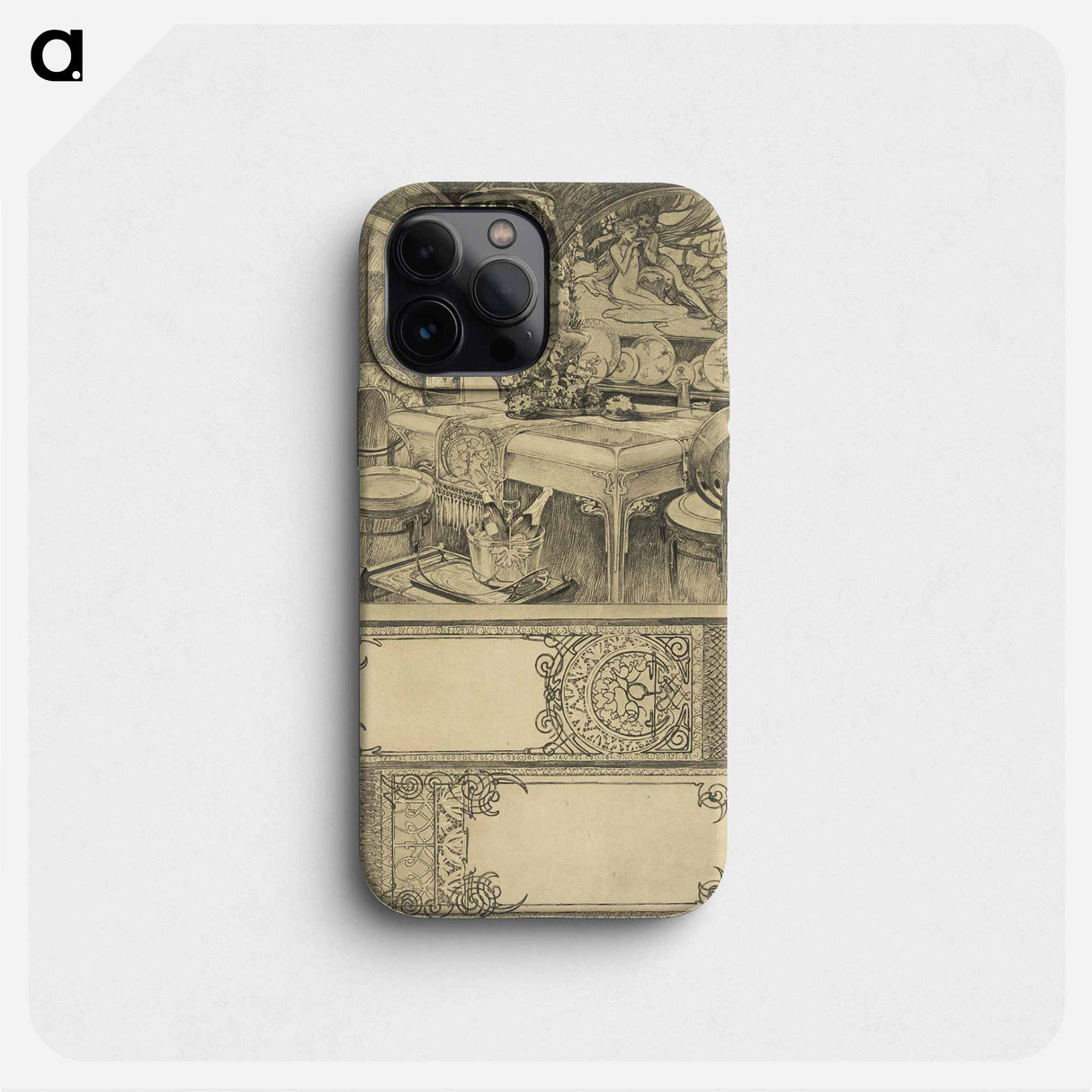 Untitled - Alphonse Mucha Phone Case.