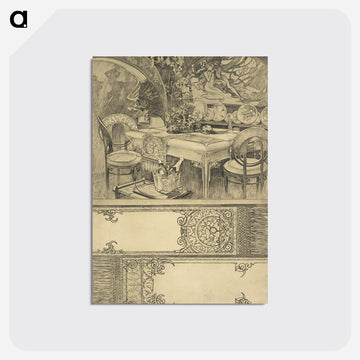 Untitled - アルフォンス ミュシャ Postcard.