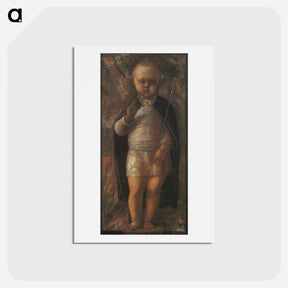 アートポストカード-The Infant Redeemer - アンドレア マンテーニャ Postcard.
