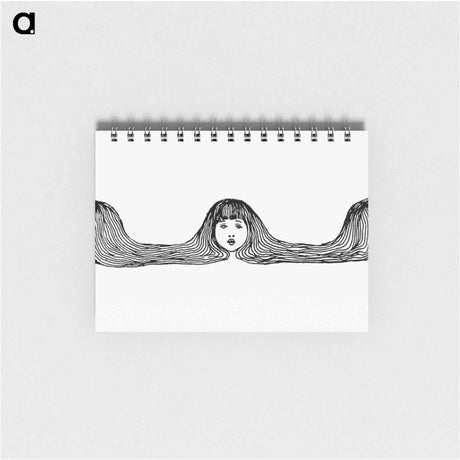 アートメモ帳-Three Girl Heads from Songs For Little People
 - 大英図書館 Memo.