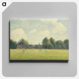 Hampton Court Green - Camille Pissarro Canvas.