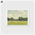 アートポストカード-Hampton Court Green - カミーユ ピサロ Postcard.