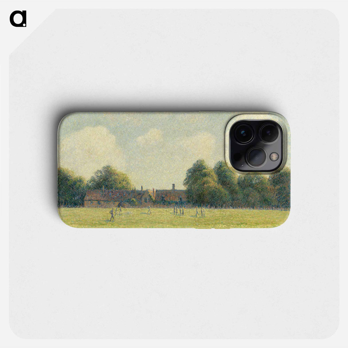 Hampton Court Green - Camille Pissarro Phone Case.