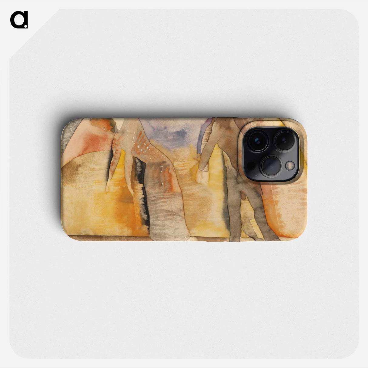 In Vaudeville: Woman and Man on Stage - チャールズ デムス Phone Case.