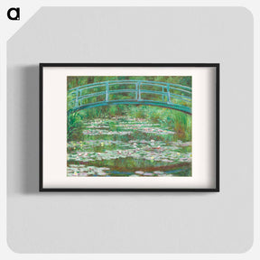 アートポスター-The Japanese Footbridge - クロード モネ Poster.