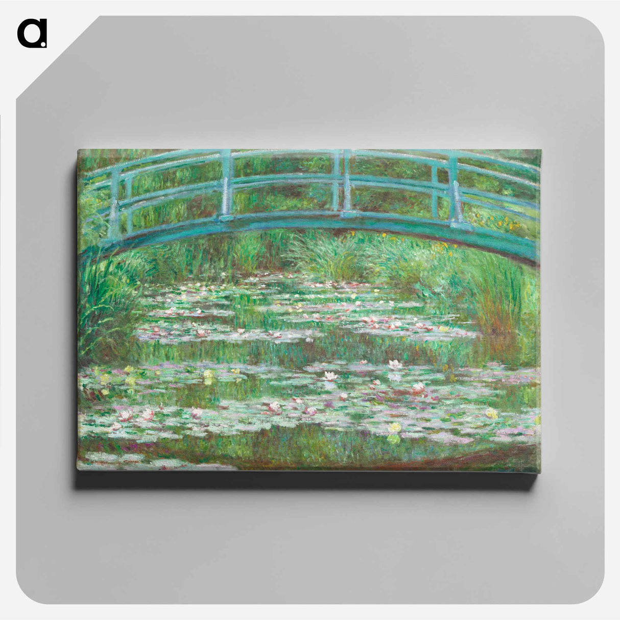 The Japanese Footbridge - Claude Monet Canvas.