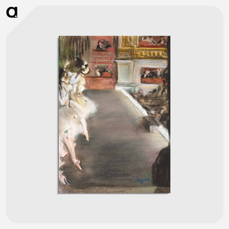 アートポストカード-Dancers at the old Opera House - エドガー ドガ Postcard.