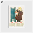 アートポストカード-Vintage calendar print by Edward Penfield - エドワード ペンフィールド Postcard.