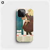 Vintage calendar print by Edward Penfield - Edward Penfield Phone Case.