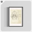 アートポスター-Locomotive from the front (child's drawing) - エゴン シーレ Poster.
