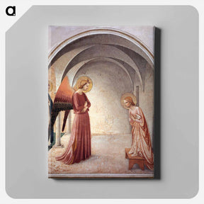 アートパネル-Annunciation - フラ アンジェリコ Canvas.