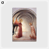 アートポストカード-Annunciation - フラ アンジェリコ Postcard.
