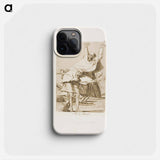 It is Time - Francisco de Goya Phone Case.